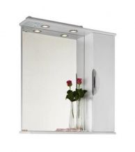 Зеркало-шкаф Vod-ok Лира 75 R белый