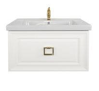 Тумба с раковиной Tessoro Adel-C 80 белая