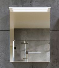 Зеркало-шкаф Бриклаер Кристалл 56 белый