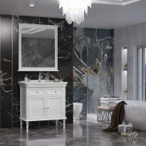 Мебель для ванной Opadiris Кантара 85 белая матовая