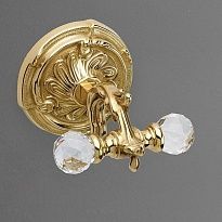 Крючок ART&MAX Barocco Crystal AM-1784-Br-C бронза