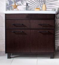 Тумба с раковиной Бриклаер Чили 90 венге