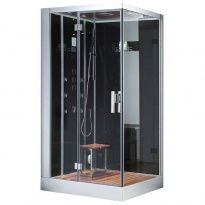 Душевая кабина Eago DZ959 F8 L черное стекло