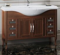 Тумба с раковиной Opadiris Мираж 120 светлый орех
