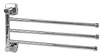 Полотенцедержатель рога тройные Fixsen Kvadro FX-61302A-3