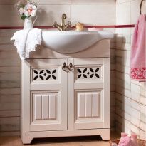 Тумба с раковиной Бриклаер Кантри 80 бежевый дуб прованс