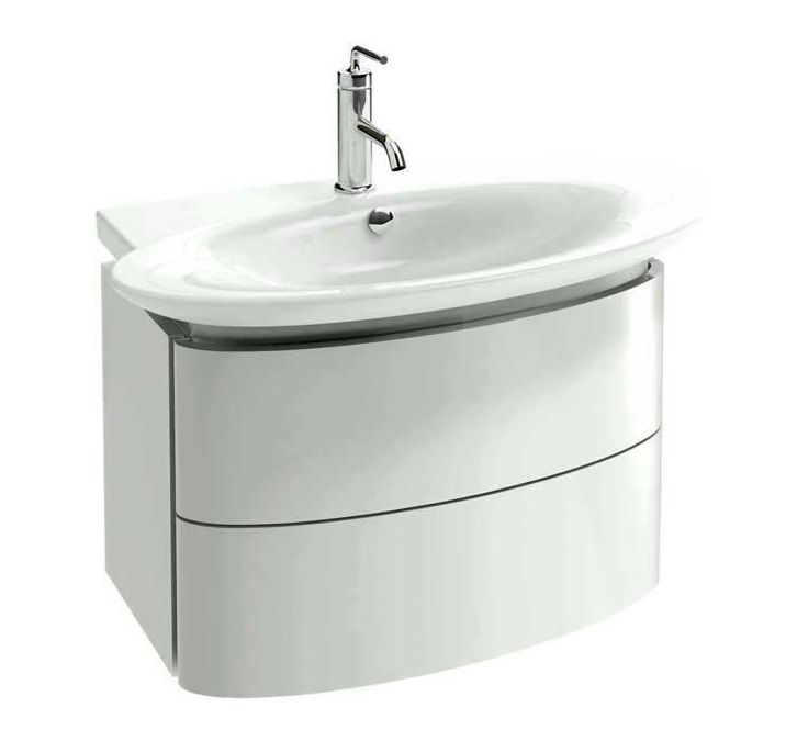 Тумба с раковиной Jacob Delafon Presquile 80 белая