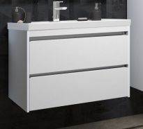 Тумба с раковиной Opadiris Фреш 80 белая