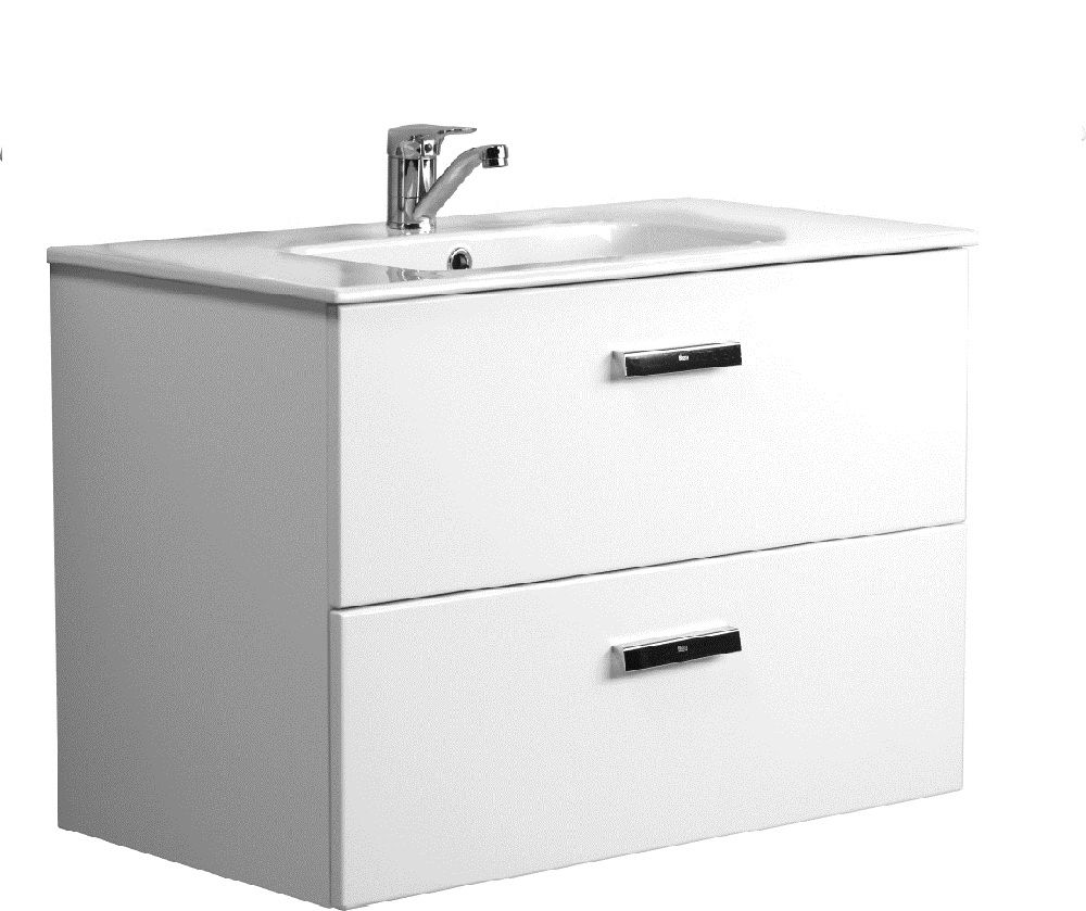 Тумба с раковиной Roca Victoria Nord 80 белая