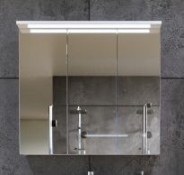 Зеркало-шкаф Бриклаер Кристалл 75 белый