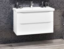 Тумба с раковиной Opadiris Элеганс 90 белая матовая