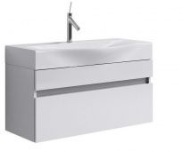 Тумба с раковиной Aqwella 5 stars Бергамо 80 белая