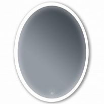 Зеркало Бриклаер Вега 60 c Led подсветкой, инфракрасный выключатель, часы