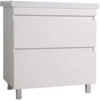 Тумба с раковиной ASB-Mebel Коста 80 ясень белый