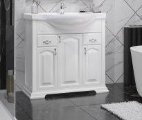 Тумба с раковиной Opadiris Риспекто 85 белая матовая