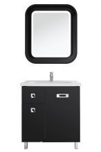 Мебель для ванной Vod-ok Арнелла 80 напольная, черная