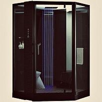 Душевая кабина Orans OLS-SR89106 S black с паром