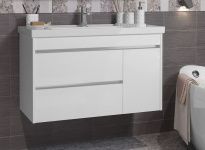 Тумба с раковиной Opadiris Фреш 100 белая