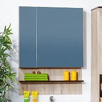 Зеркао-шкаф Бриклаер Карибы 75 дуб кантри/венге