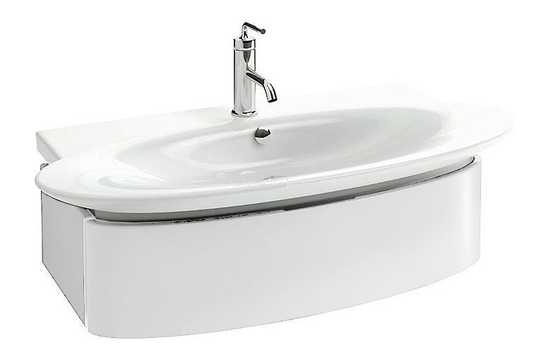 Тумба с раковиной Jacob Delafon Presquile 100 белая