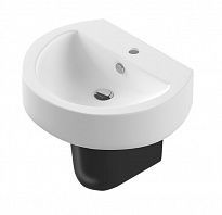 Раковина Sanita Luxe Best черный  55 см