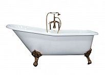 Ванна чугунная Elegansa Schale 170*75*48 бронзовые ножки