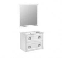 Мебель для ванной ASB-Woodline Рома 80 П белая