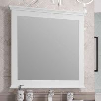 Зеркало Opadiris Палермо 90 белое матовое