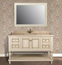 Тумба Tessoro Eden 130 ивори с золотом