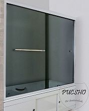 Шторка на ванну Pucsho Vorhang TR 3100 Grey 180 см 