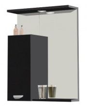 Зеркало-шкаф Vod-ok Марко 60 L черный