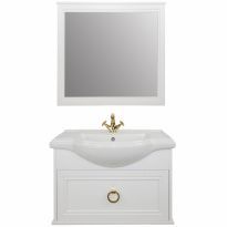 Мебель для ванной Tessoro Foster 80 подвесная белая