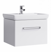 Тумба с раковиной Aqwella Нео 70 белая подвесная