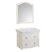 Мебель для ванной ASB-Woodline Верано 80 подвесная, бежевая