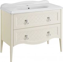 Тумба с раковиной ASB-Woodline Верано 100 бежевая