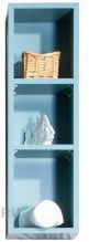 Шкаф навесной Бриклаер Кристалл 20 открытый, муссон