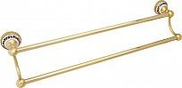 Полотенцедержатель 80см двойной Fixsen Bogema Gold FX-78502G