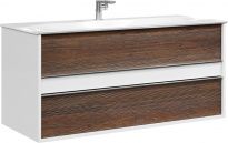 Тумба с раковиной Clarberg Evolution 120 крафт тёмный