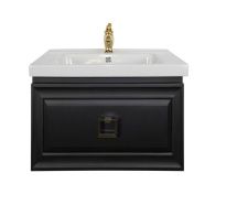 Тумба с раковиной Tessoro Adel-C 65 черная