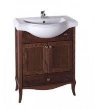 Тумба с раковиной ASB-Woodline Салерно 65 антикварный орех