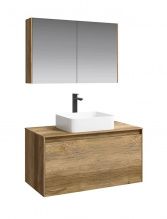Мебель для ванной Aqwella 5 stars Mobi 100 фасад дуб балтийский, корпус дуб балтийский