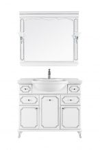 Мебель для ванной Vod-ok Мариэль 105 белая с золотом