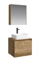 Мебель для ванной Aqwella 5 stars Mobi 60 фасад дуб балтийский, корпус дуб балтийский