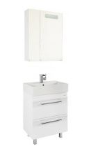 Мебель для ванной Vod-ok Мальта 60 с ящиками, белая