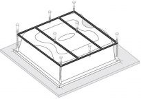 Каркас для ванны Vagnerplast Helios