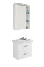 Мебель для ванной Vod-ok Мона 60 белая с ящиками