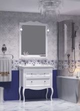 Мебель для ванной Opadiris Валери 85 белая матовая