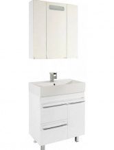 Мебель для ванной Vod-ok Мальта 70 с ящиками, белая