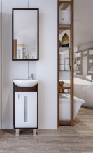 Мебель для ванной Бриклаер Бали 40 венге правая