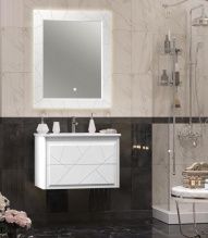 Мебель для ванной Opadiris Луиджи 80 белая матовая